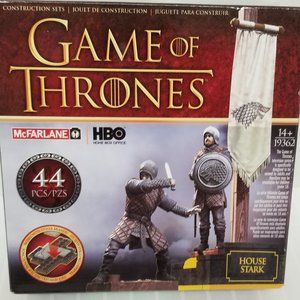 2015 Mcfarlane Game of Thrones House Stark Banner Pack 44 Pcs Building Set-NEW